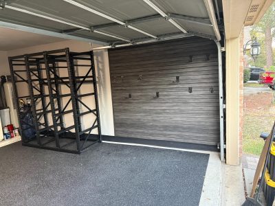 Custom Garage Slatwall Installation
