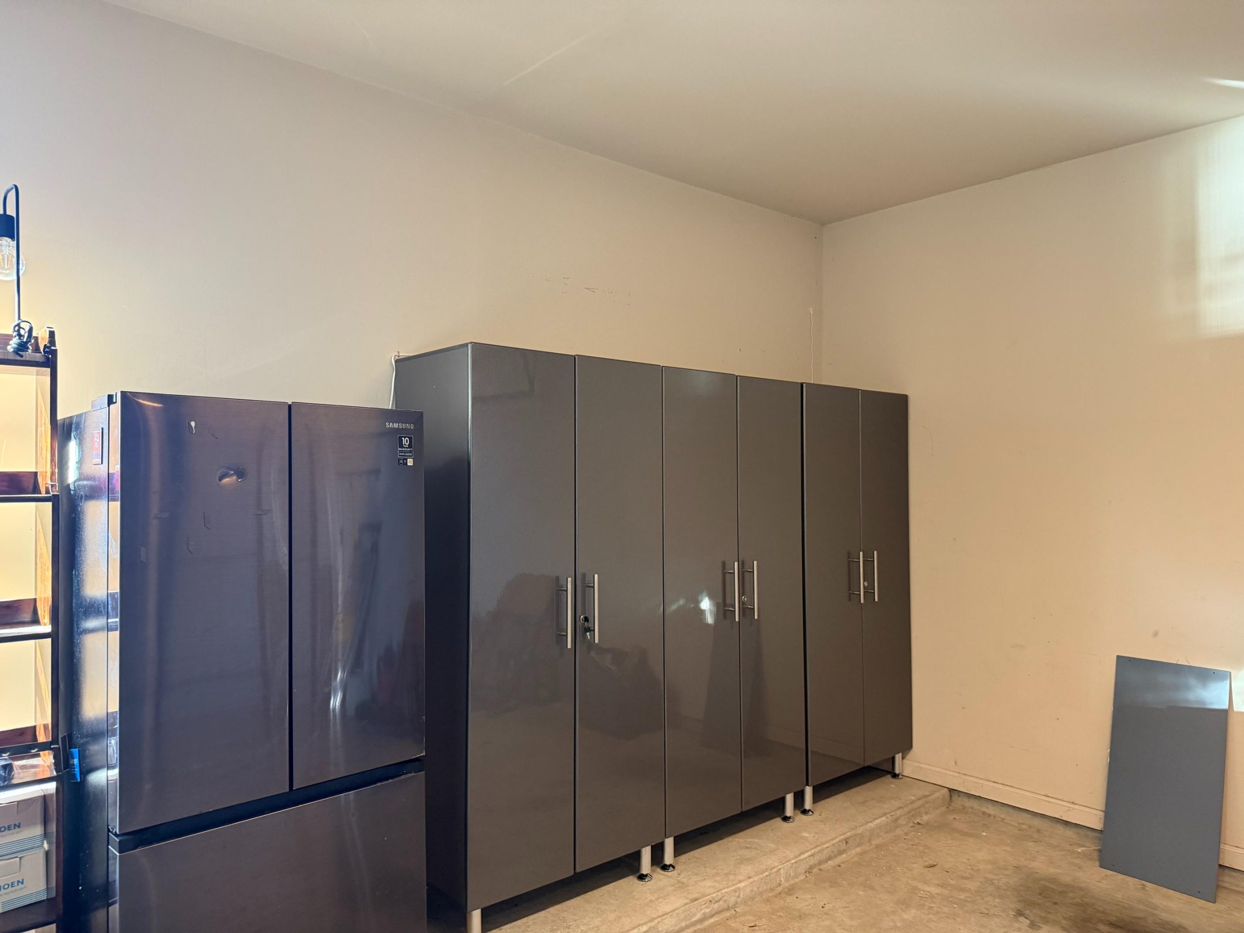 New Garage Shelves Installation