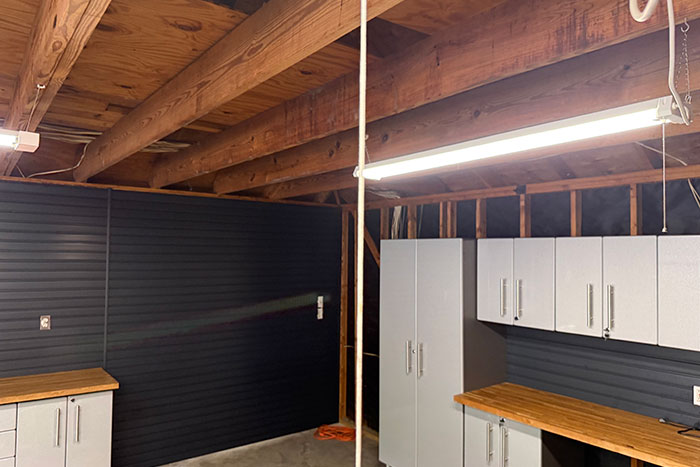 Custom Garage Shelving