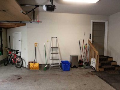 Before Garage Cabinet Installation