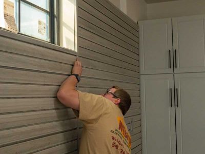 Slatwall Installation Ulti Mate Garage Cabinets 2